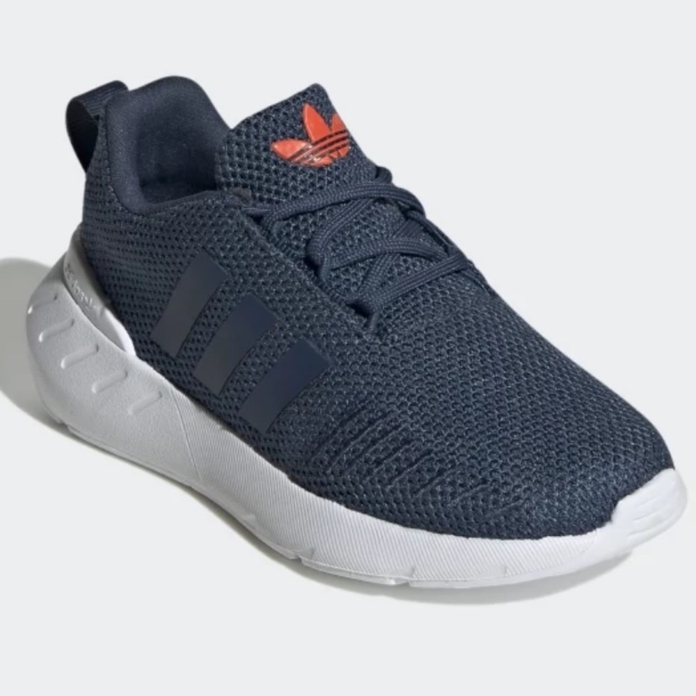 NWT Adidas Swift Run 22 C Mineral Blue Athletic Sneaker Shoe Size 2 - Picture 2 of 7